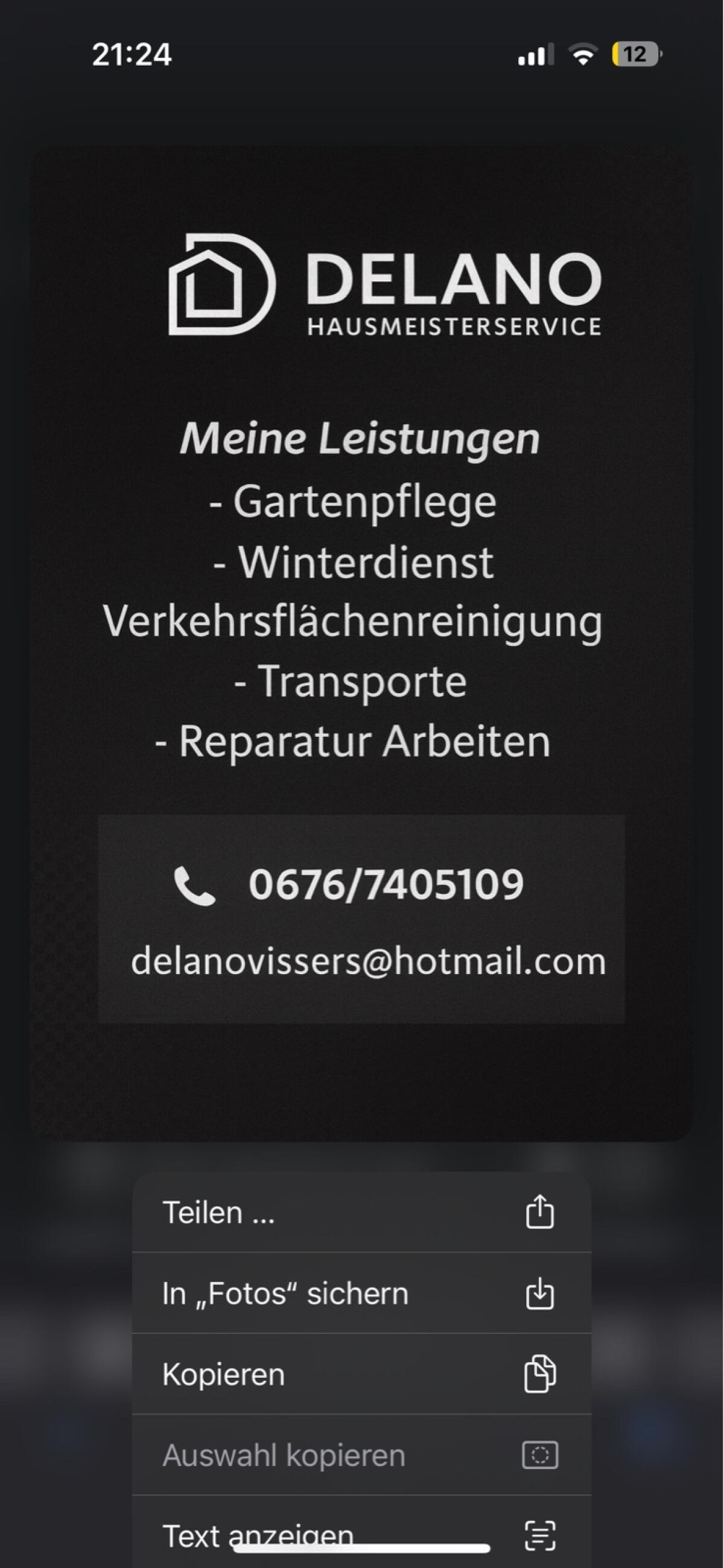 Hausmeisterservice Delano 2