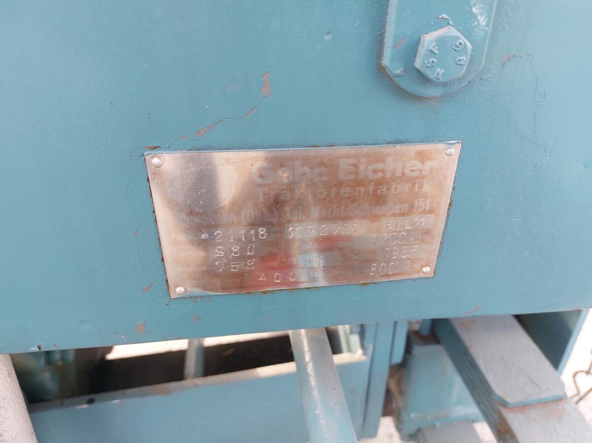 Eicher Traktor EKL 11 3
