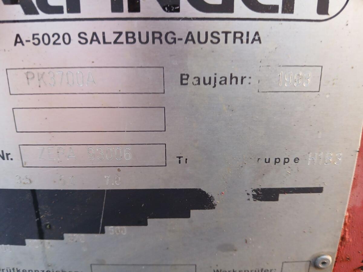 Holzkran Palfinger PK3700A 3