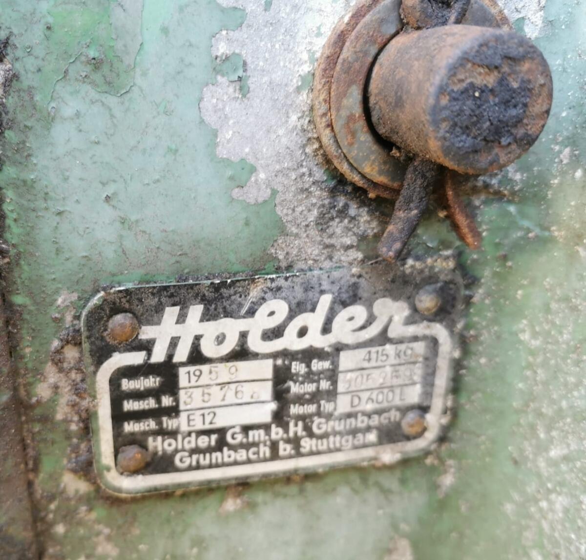 Holder E12 Einachsschlepper 3