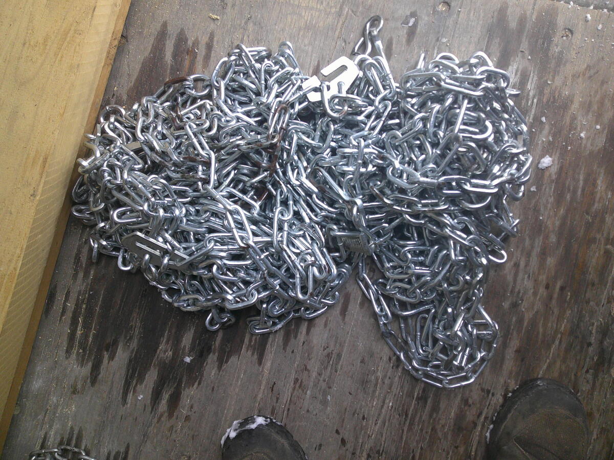 Neue Schneeketten 7 mm 3