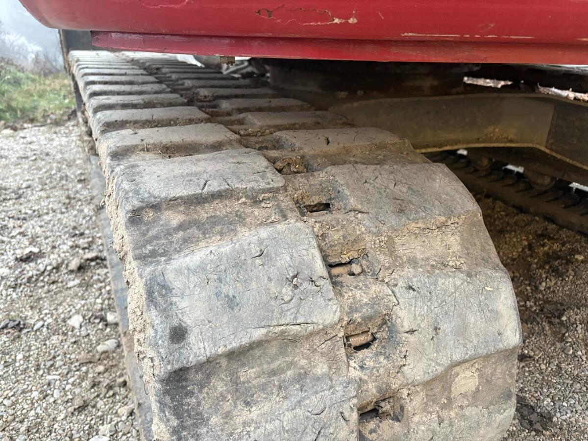 2 Stk. Gummiketten von Takeuchi TB 290 Bagger gebraucht. 1