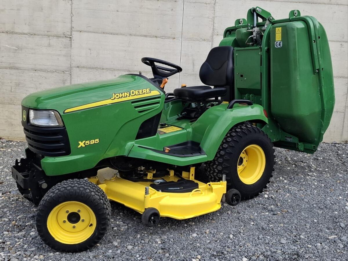 John Deere 4x4 Diesel Rasentraktor X595 1