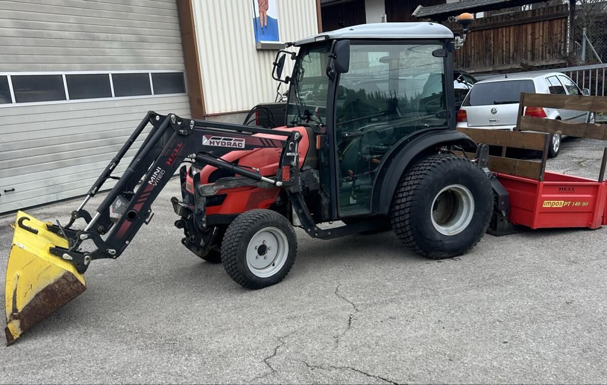 Same Solaris 35 mit Schneeketten und Schneepflug 1