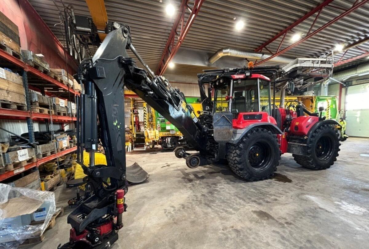 Baggerlader Huddig 1260C Rail 2