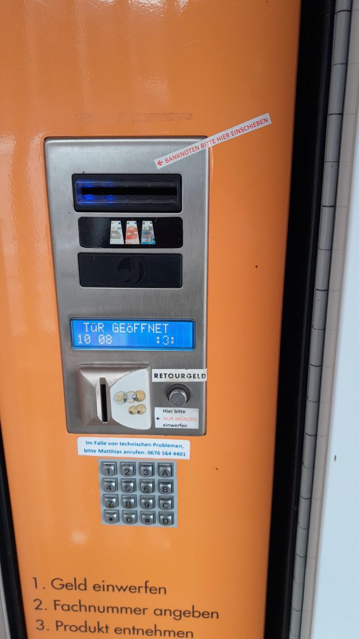 Verkaufsautomat Hensing Regiobox 3