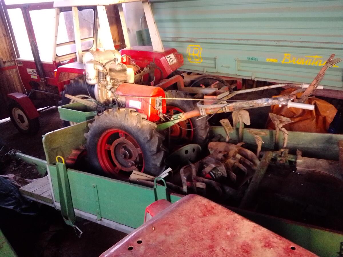 Moty Einachsschlepper mit Originalzubehör 1