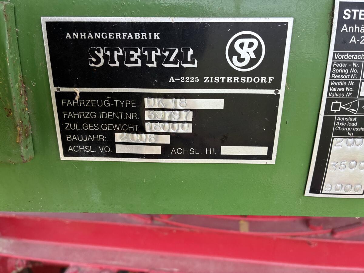 Stetzl 18-t-Dreiseitenkipper Kipper 3