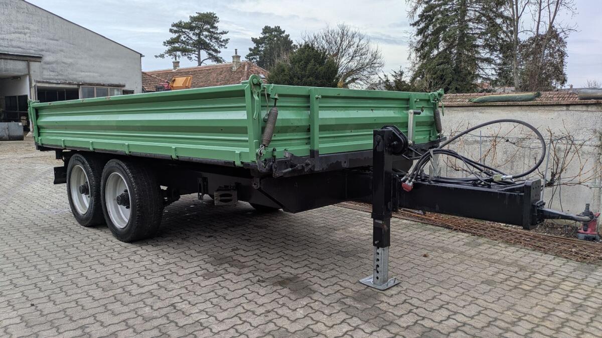 Brantner 3S Kipper Tieflader, Silowände 2