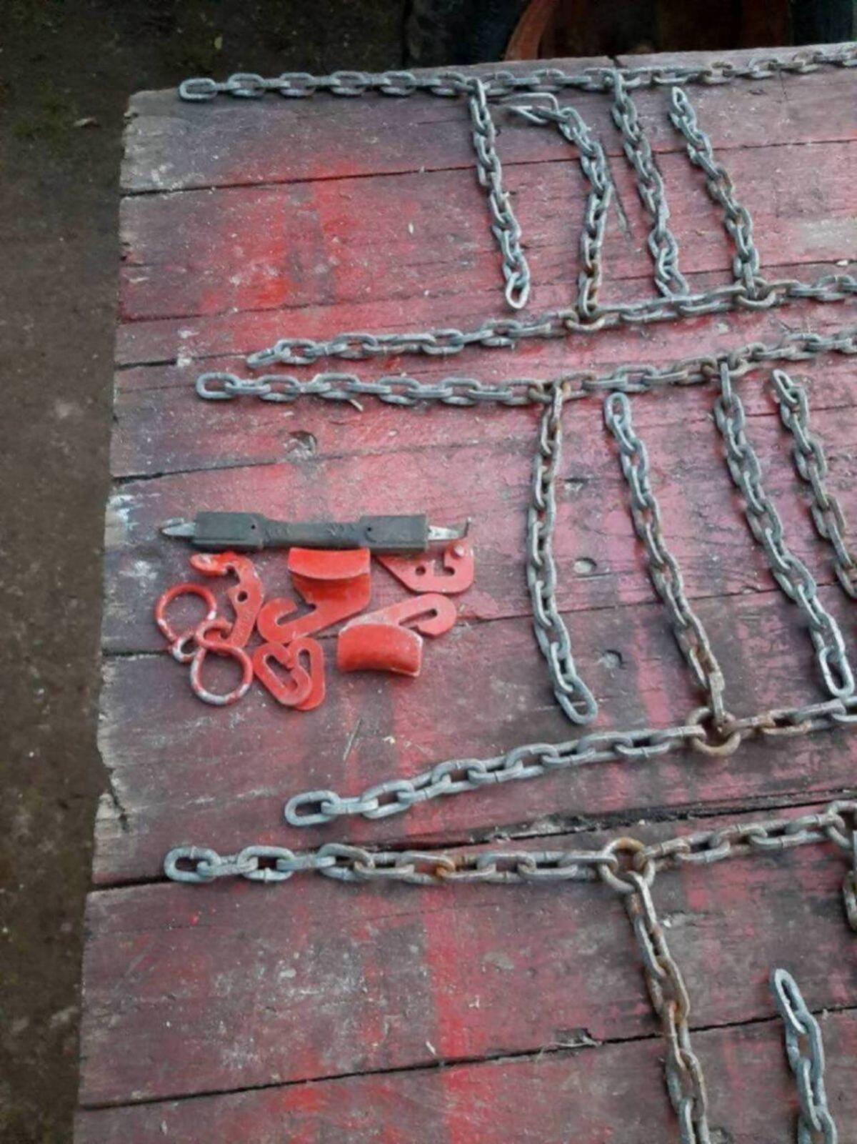 Schneeketten Reparaturstücke 3