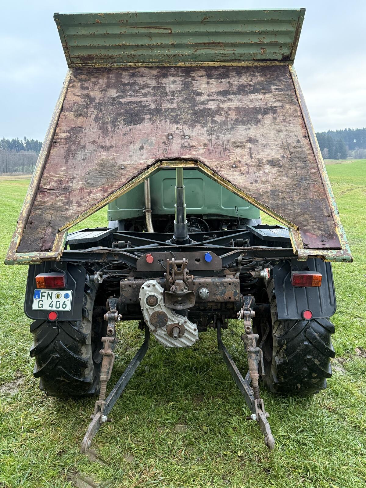 Unimog 406, Agrarausstattung, Scheibenbremsen 3
