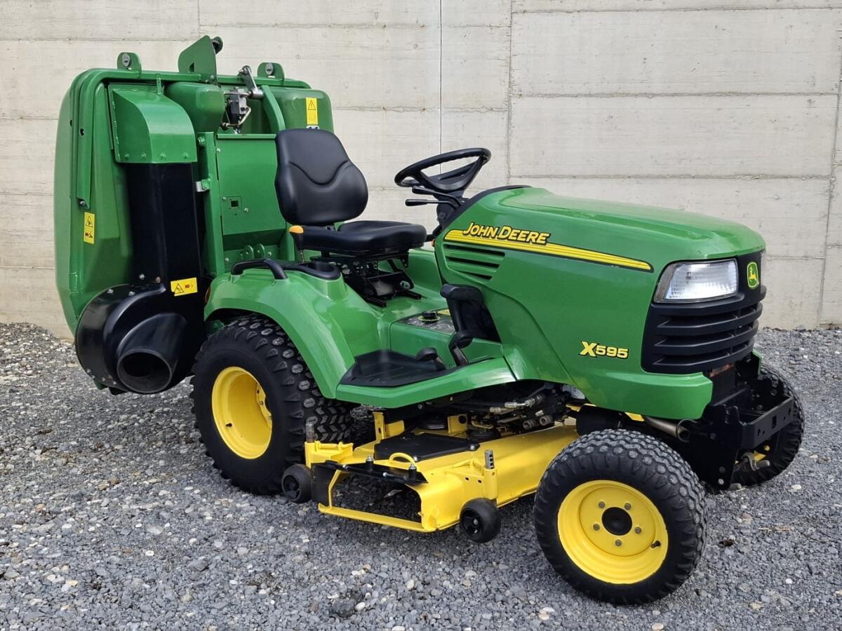 John Deere 4x4 Diesel Rasentraktor X595 2