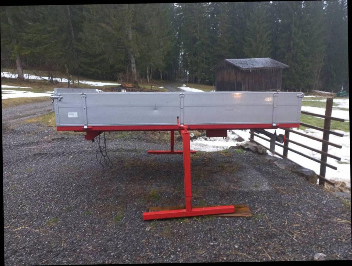 Aufbaubrücke für Aebi Transporter 2