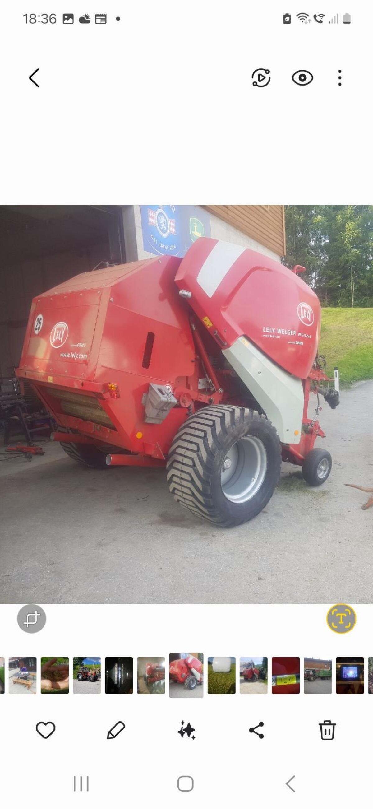 Rundballenpresse Welger RP245 Profi 2