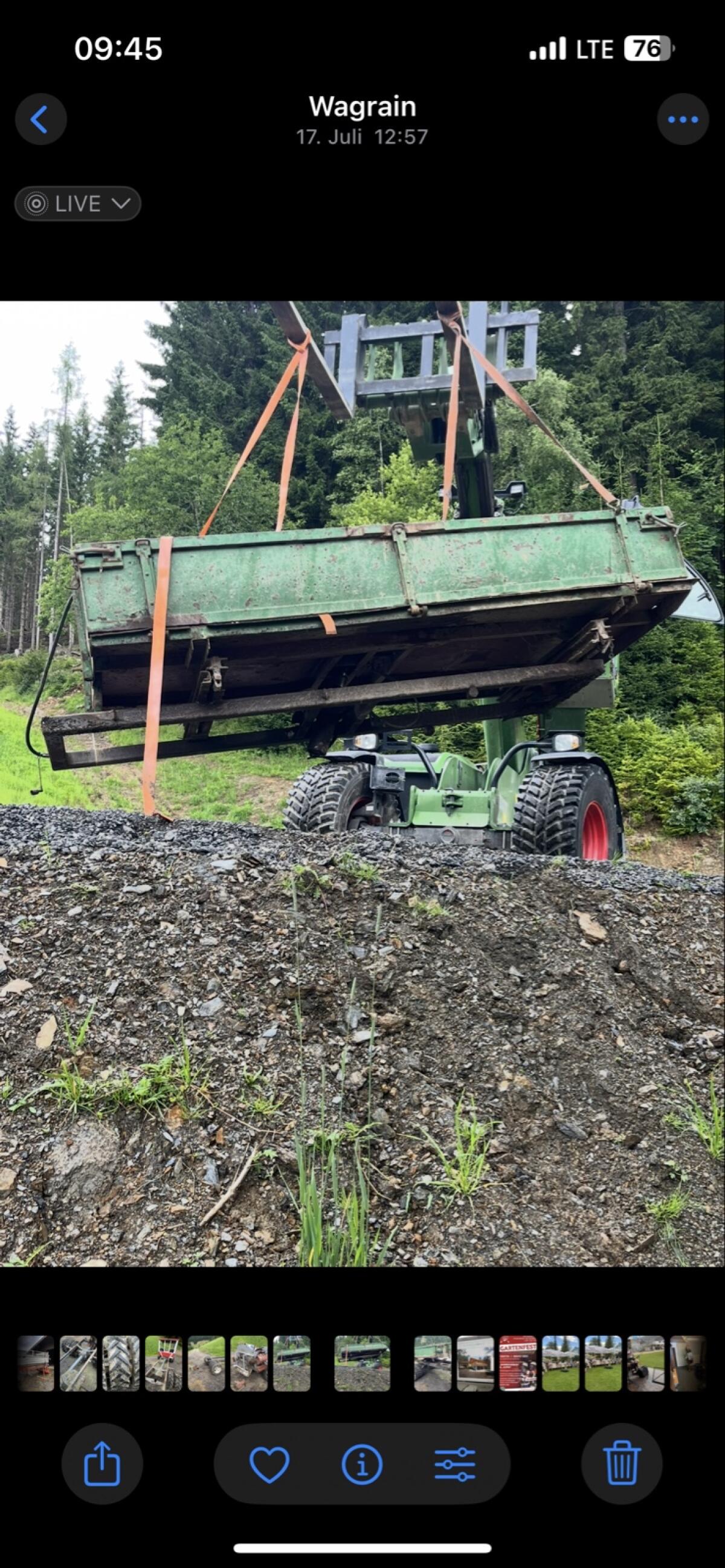 Kipperbrücke für Lindner 3500S 2