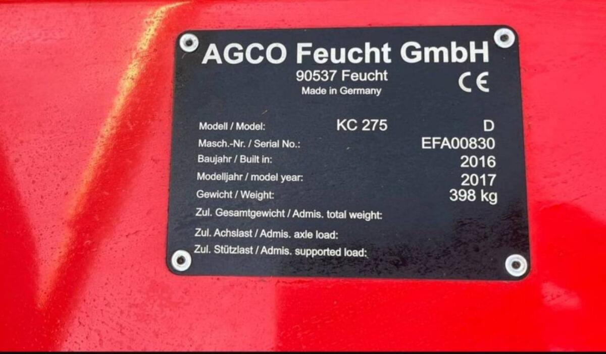 Fella Aufbereiter Taurus 275 D 3