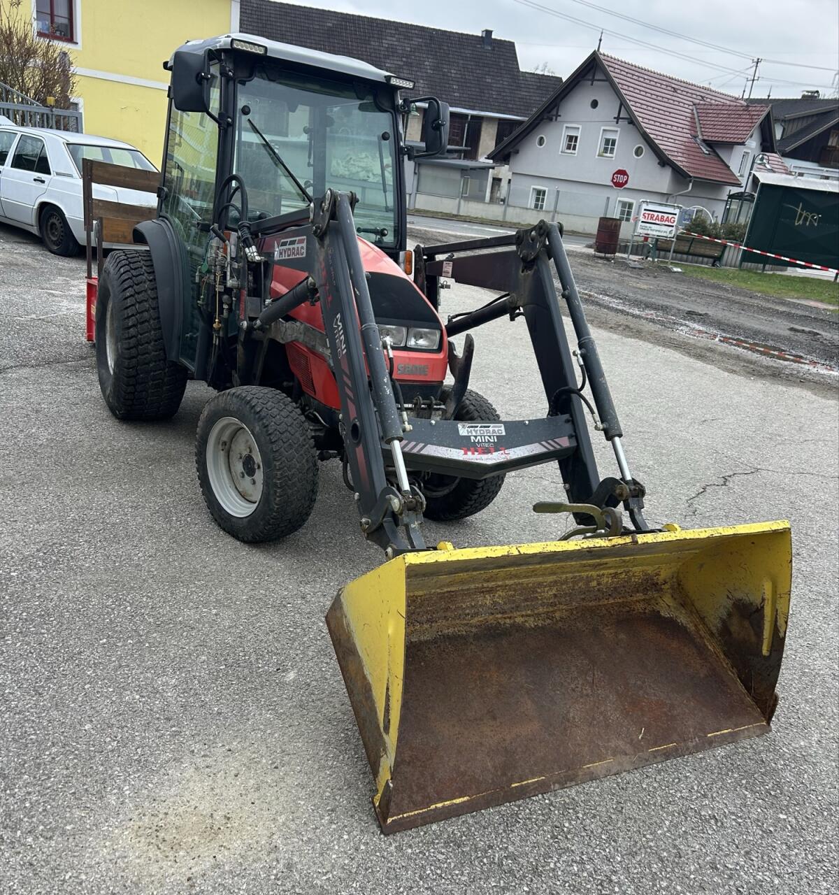 Same Solaris 35 mit Schneeketten und Schneepflug 2