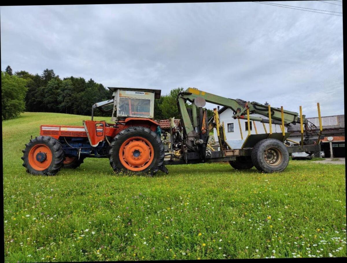 Rückewagen als Gesamtpaket mit 120 PS Same Buffalo 1