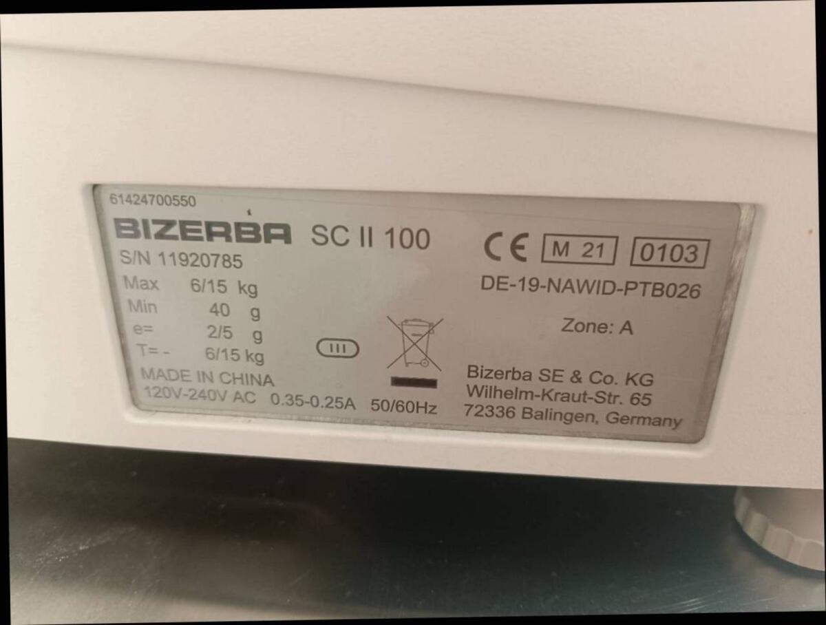 Bizerba Etikettenwaage, Bon-Drucker SC II 100 3