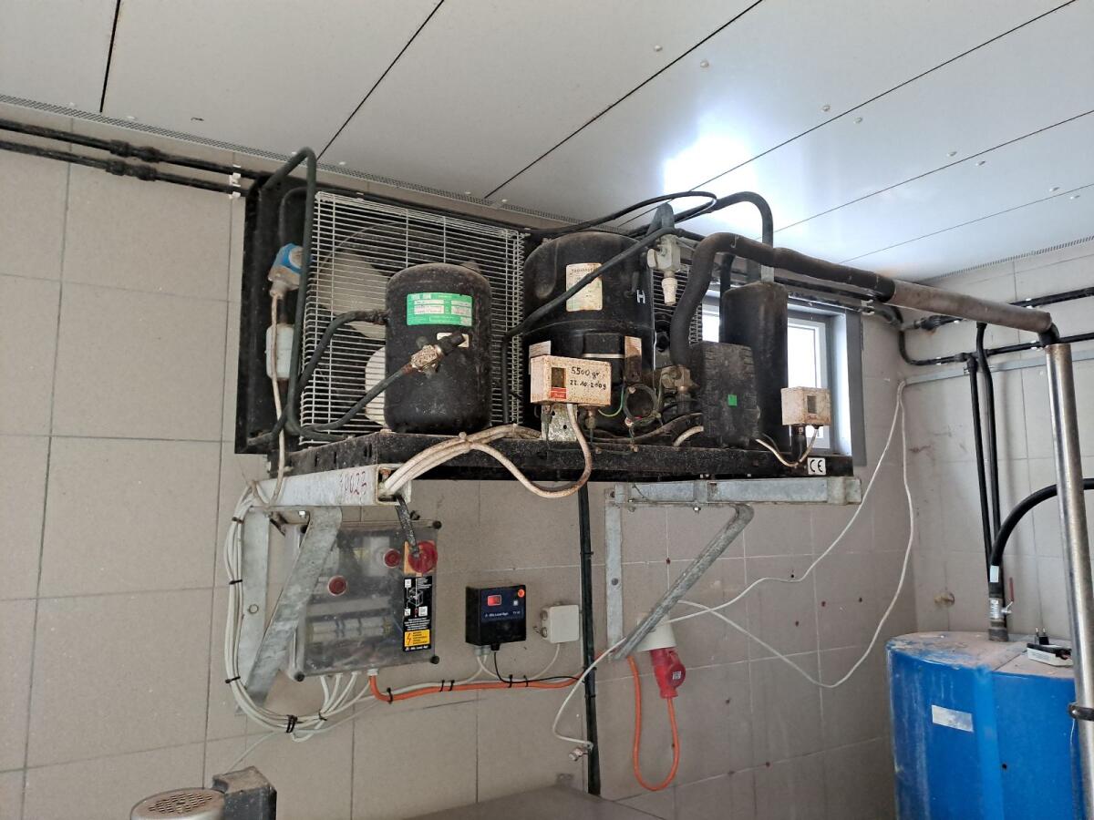 Milchkühlung, Wärmerückgewinnung, Boiler 1