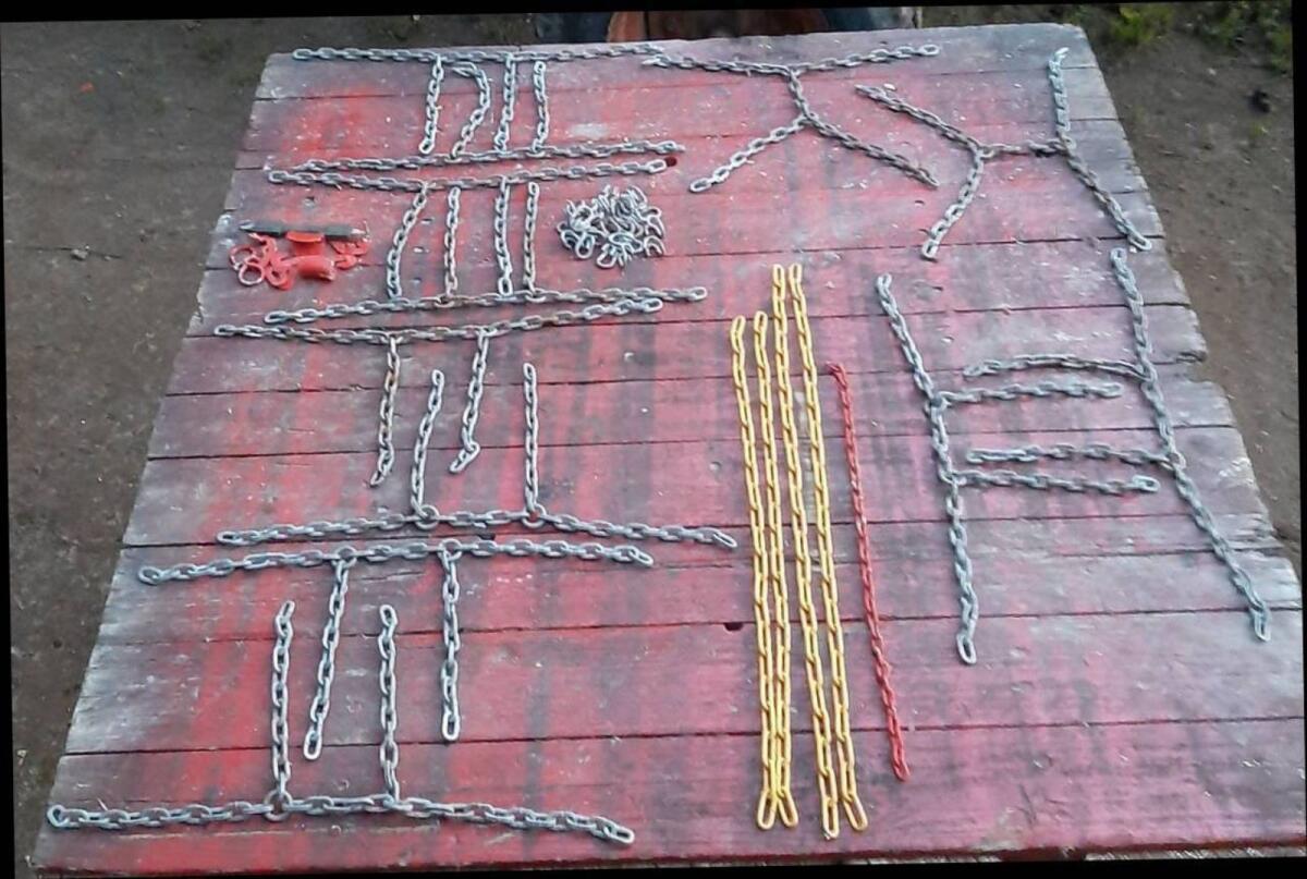 Schneeketten Reparaturstücke 1