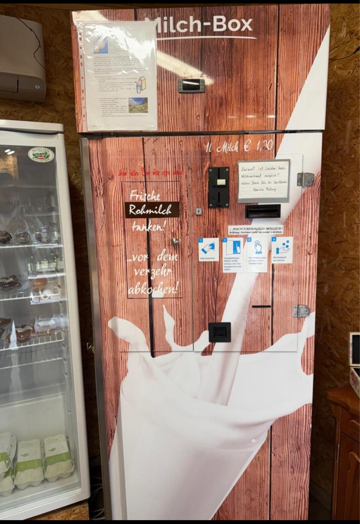 Milchverkaufsautomat 1