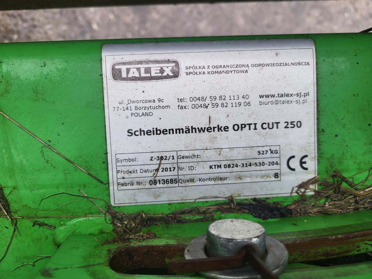 Scheibenmäher Talex Opti Cut 250 3