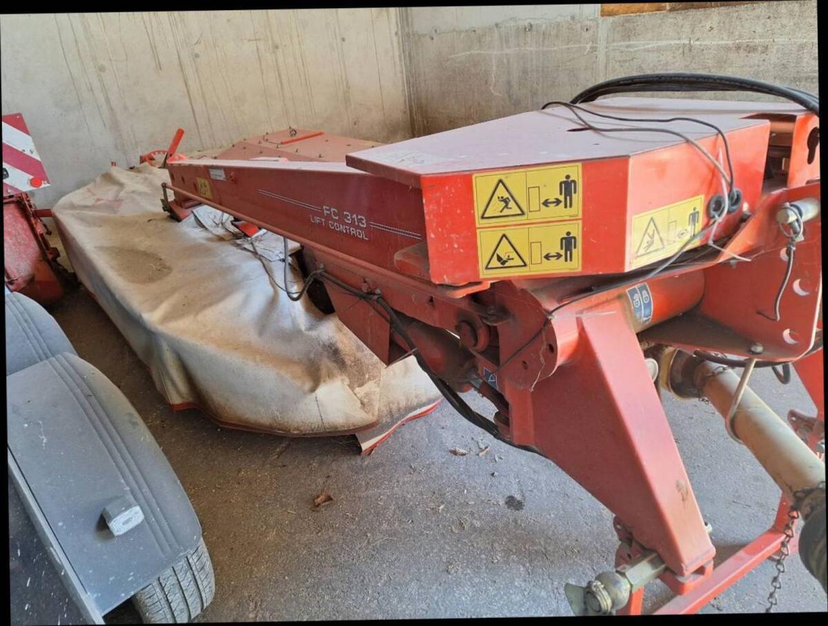 KUHN Heckmähwerk mit Aufbereiter FC 313 3