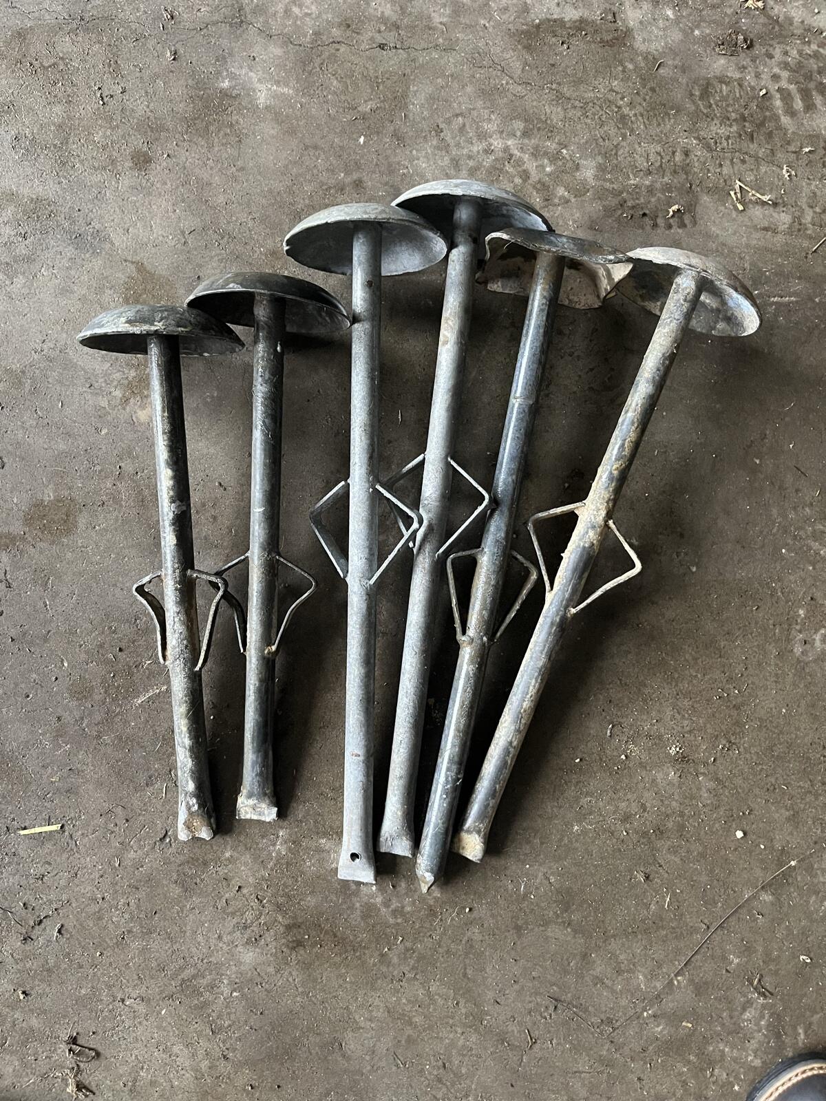 Grenzpflock, Pfahl, Metall 1