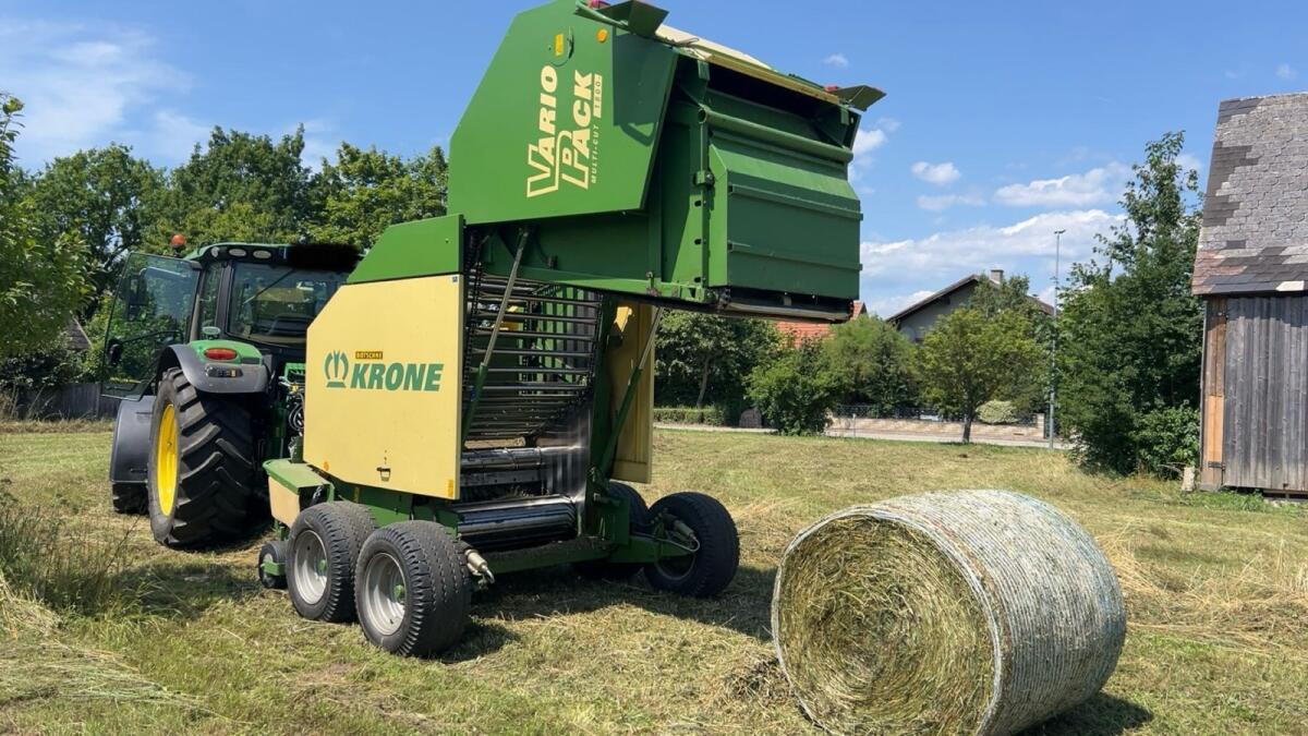 Lohnpressen, Rundballenpressen, Krone Vario Pack 1800 Multicut 1