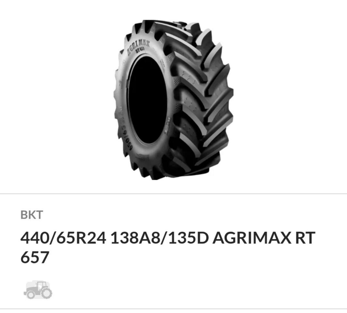 Verkaufe 2 neue BKT Agrimax der Größe 440/65R20 1