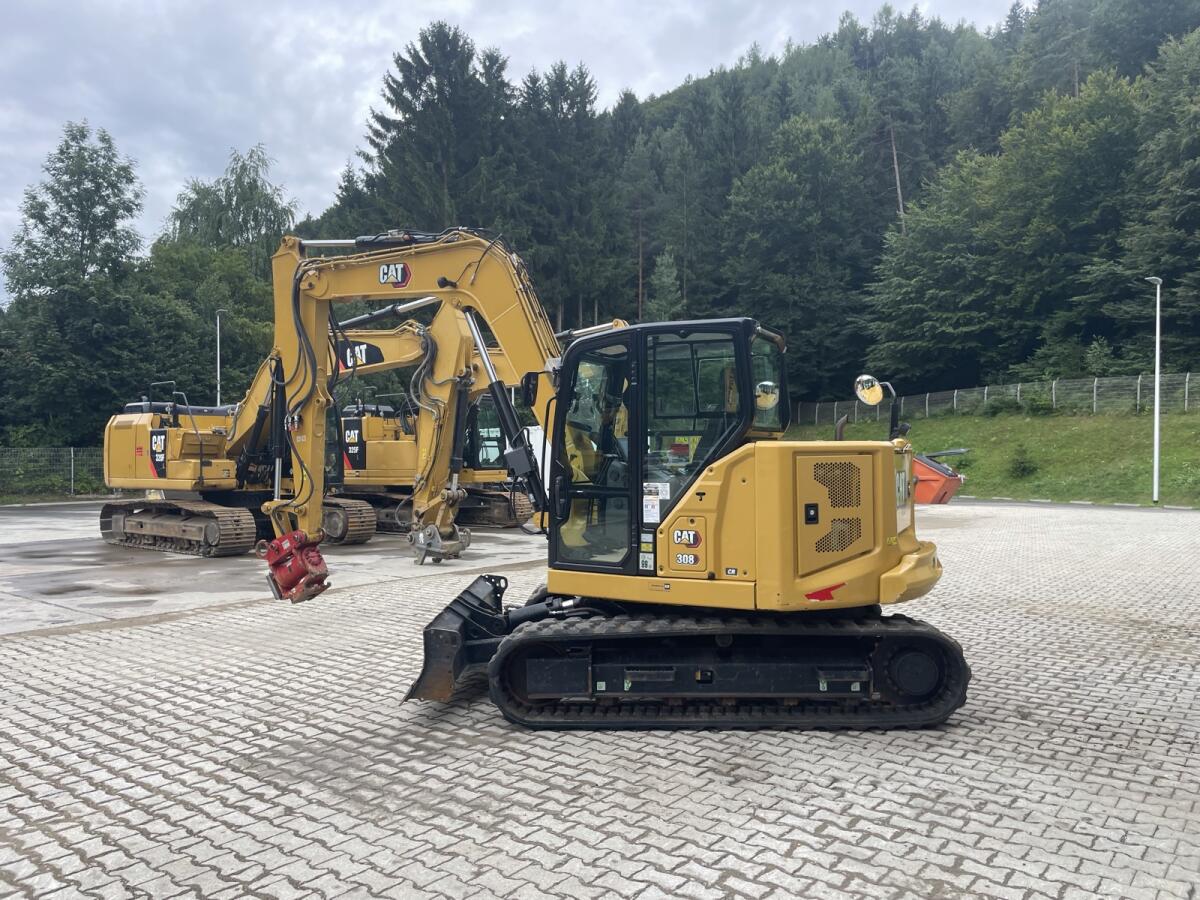 CAT 308 CR - 2021 - 1.300 Bstd. Langer Stiel, Premium Kabine 1