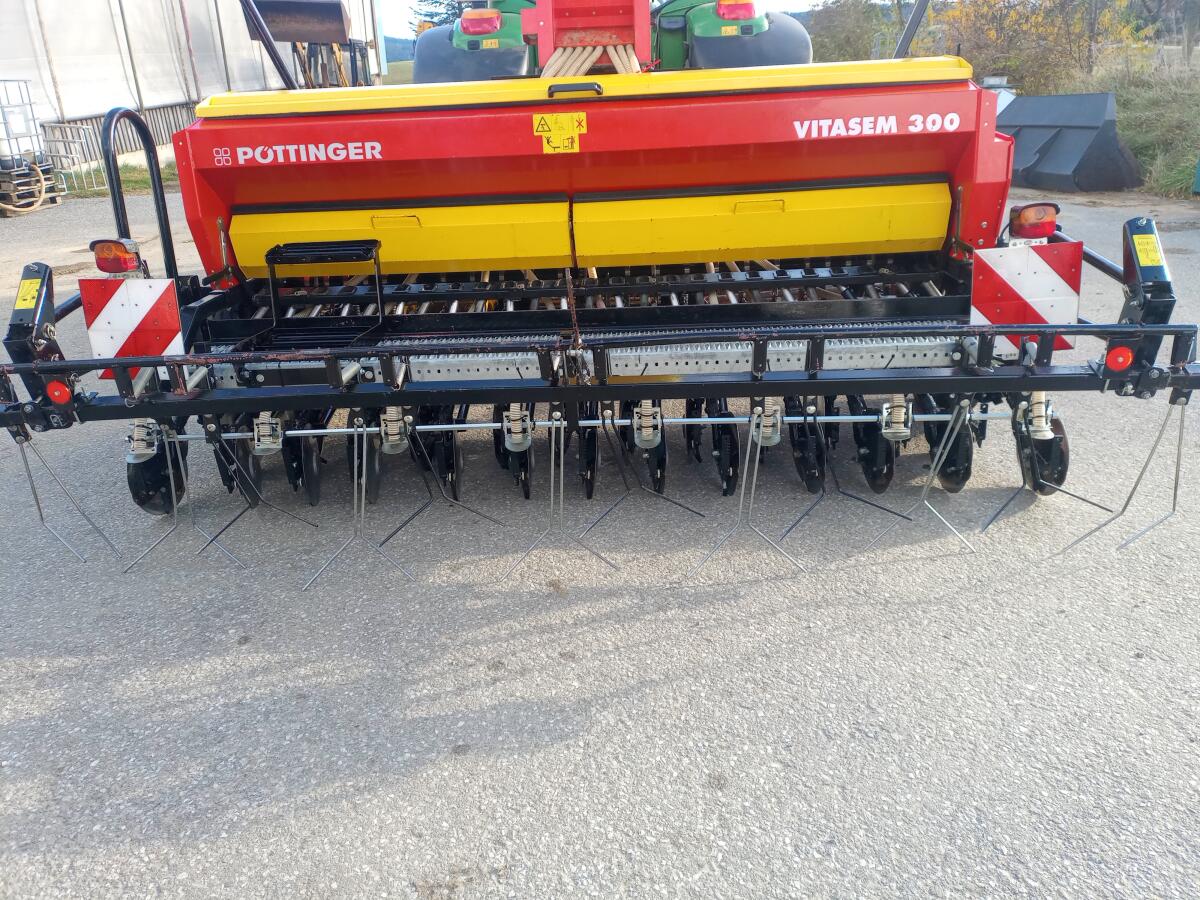 Pöttinger Sähmaschine Vitasem 300 und Kreiselegge Lion 300 3