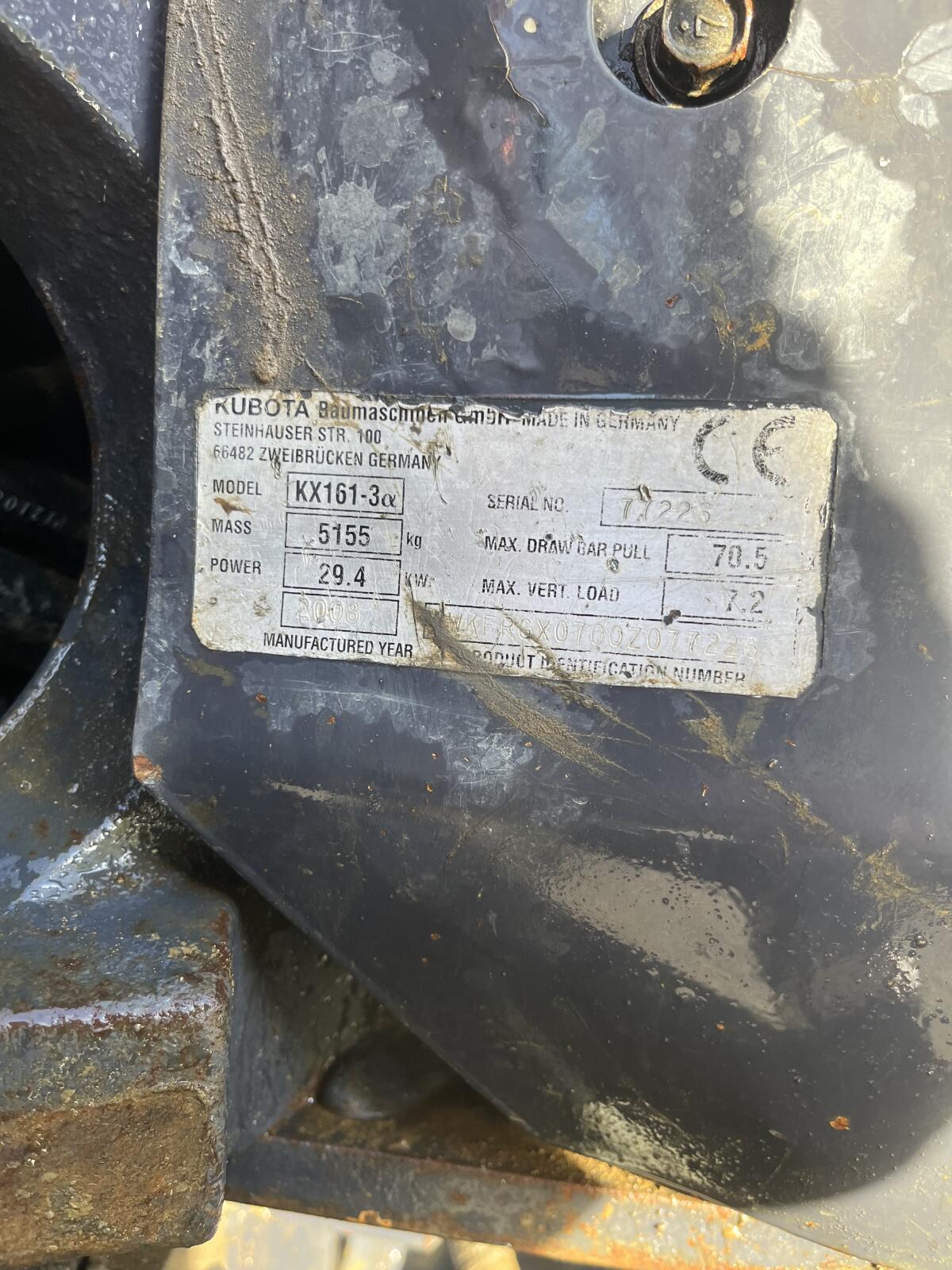 Bagger Kubota KX161 3
