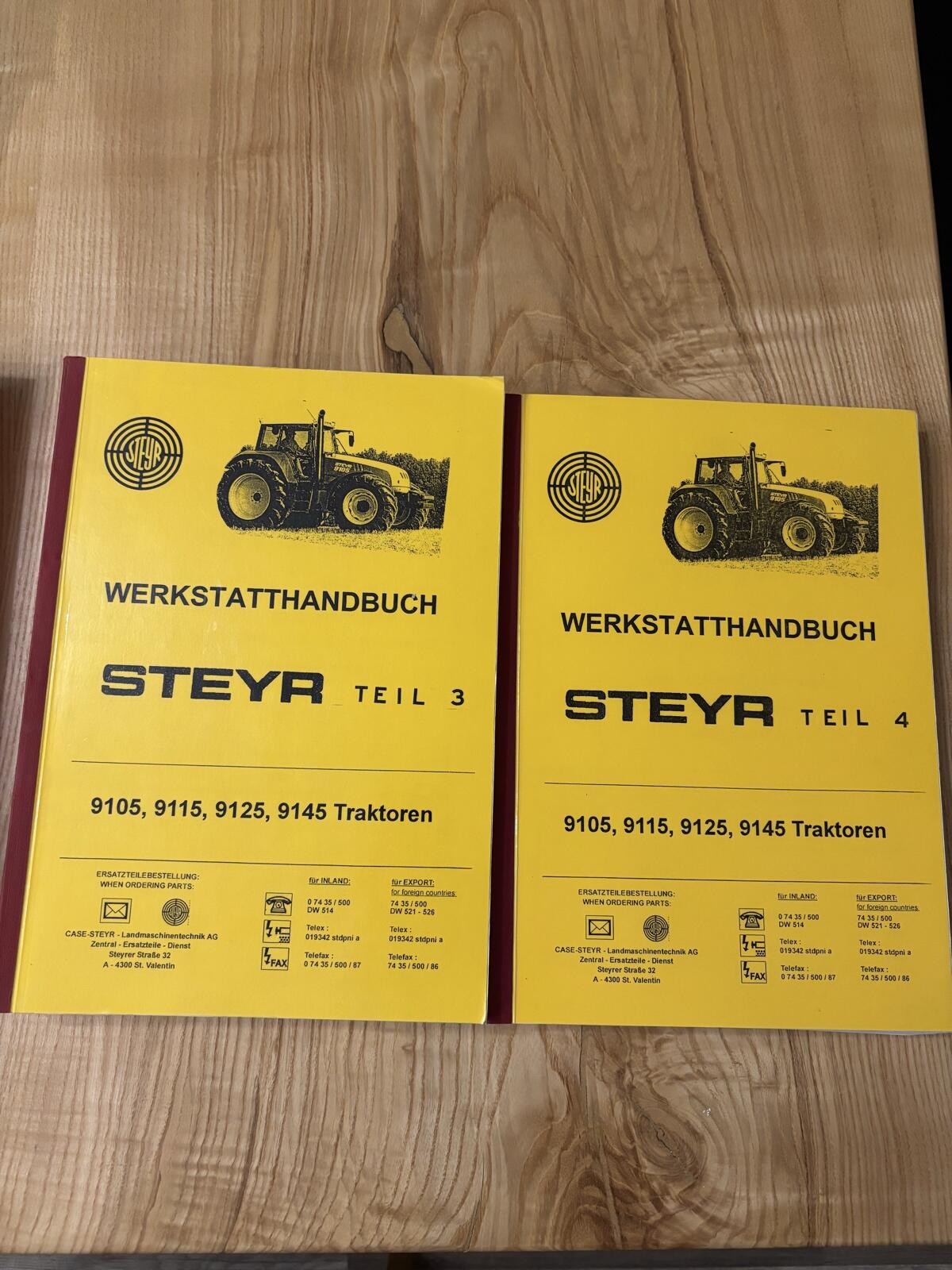 Werkstatthandbuch Steyr 9105 9115 9125 9145 2