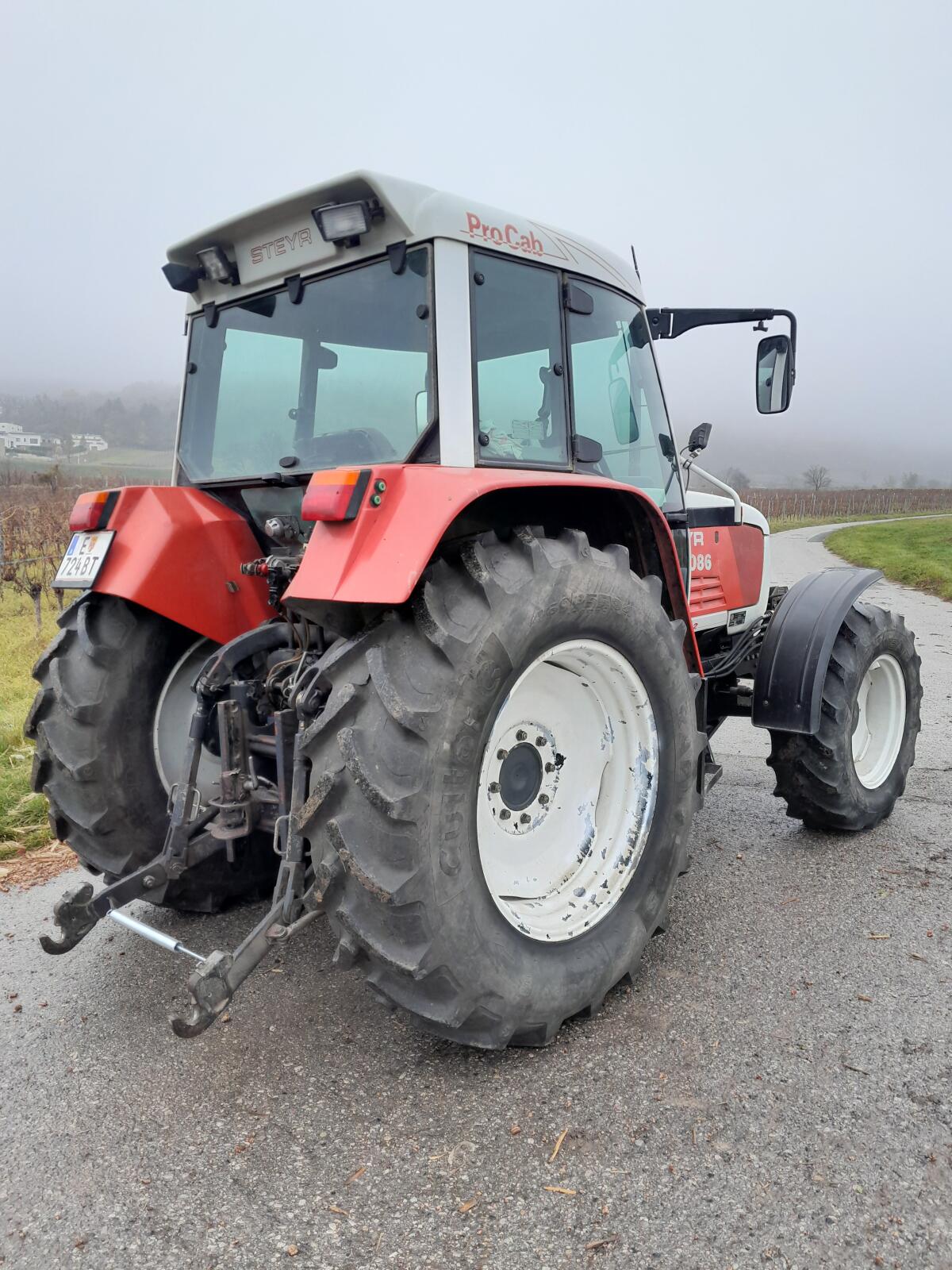 Steyr 9086A, 40 km/h, LS, DL 1+2L, optional mit Hauer FH 2