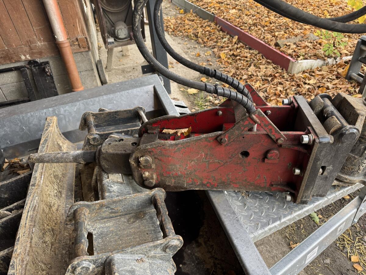 Hydraulikhammer Minibagger / Huppi, Takeuchi, Kubota 2