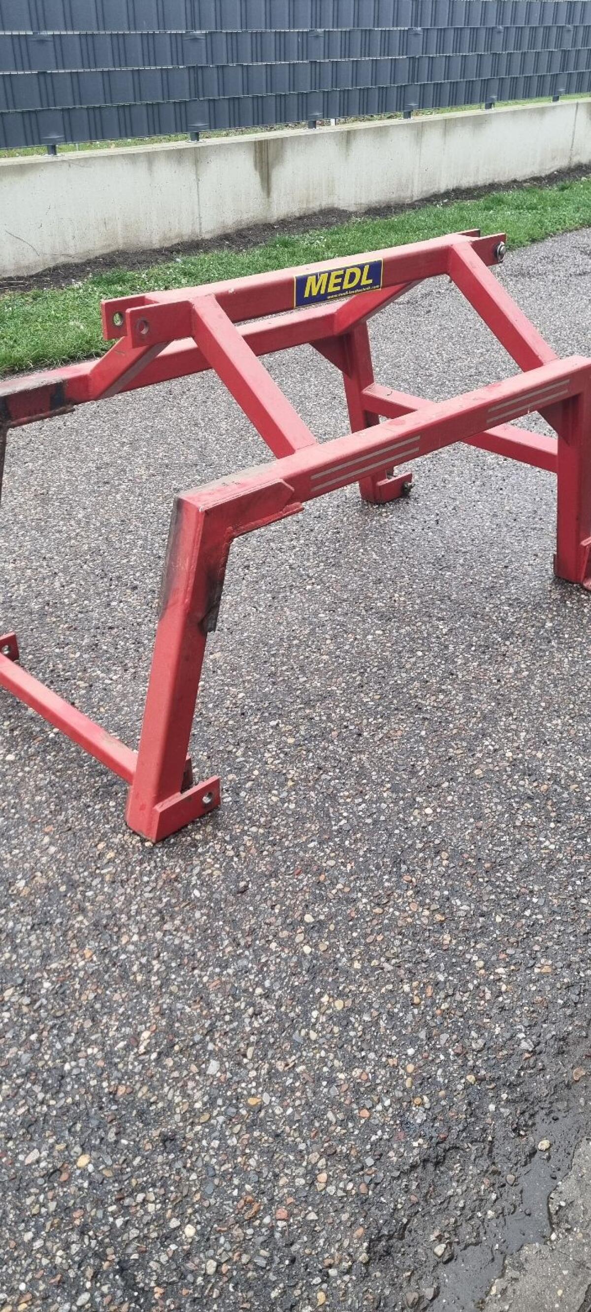 Frontbock Anbaubock Hackgerät Kongskilde 3