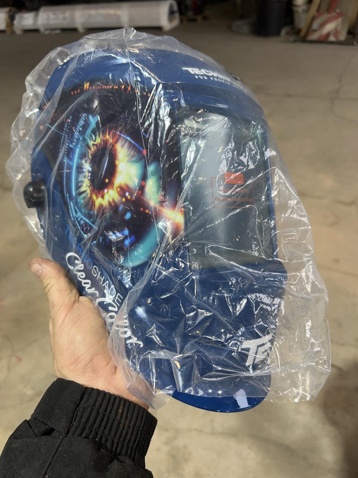 Schweißhelm Techno Shade Clear Color 2