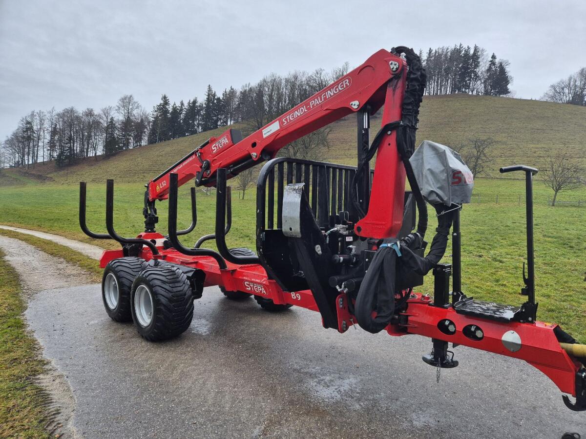 Forstanhänger Stepa Steindl Palfinger B9 3