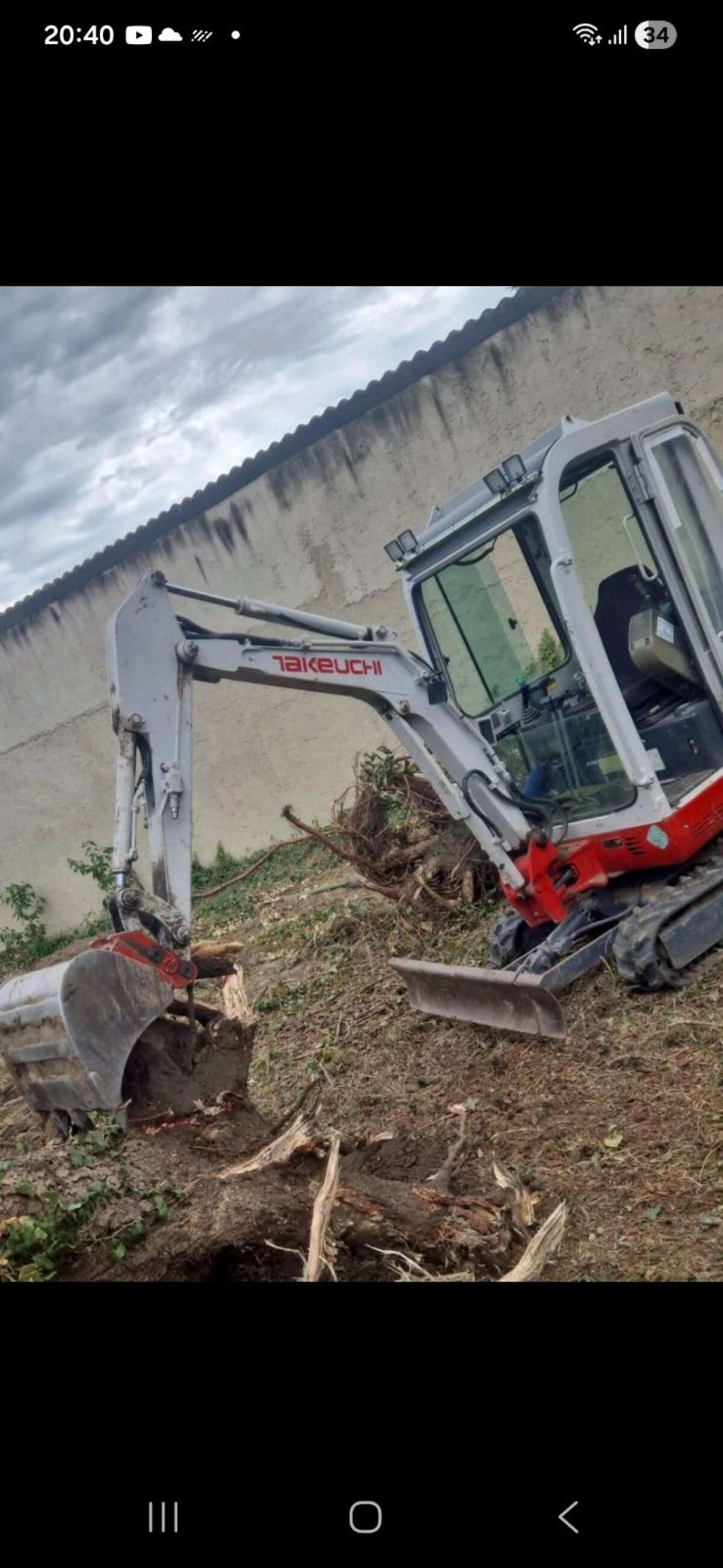 Minibagger Takeuchi TB016 2