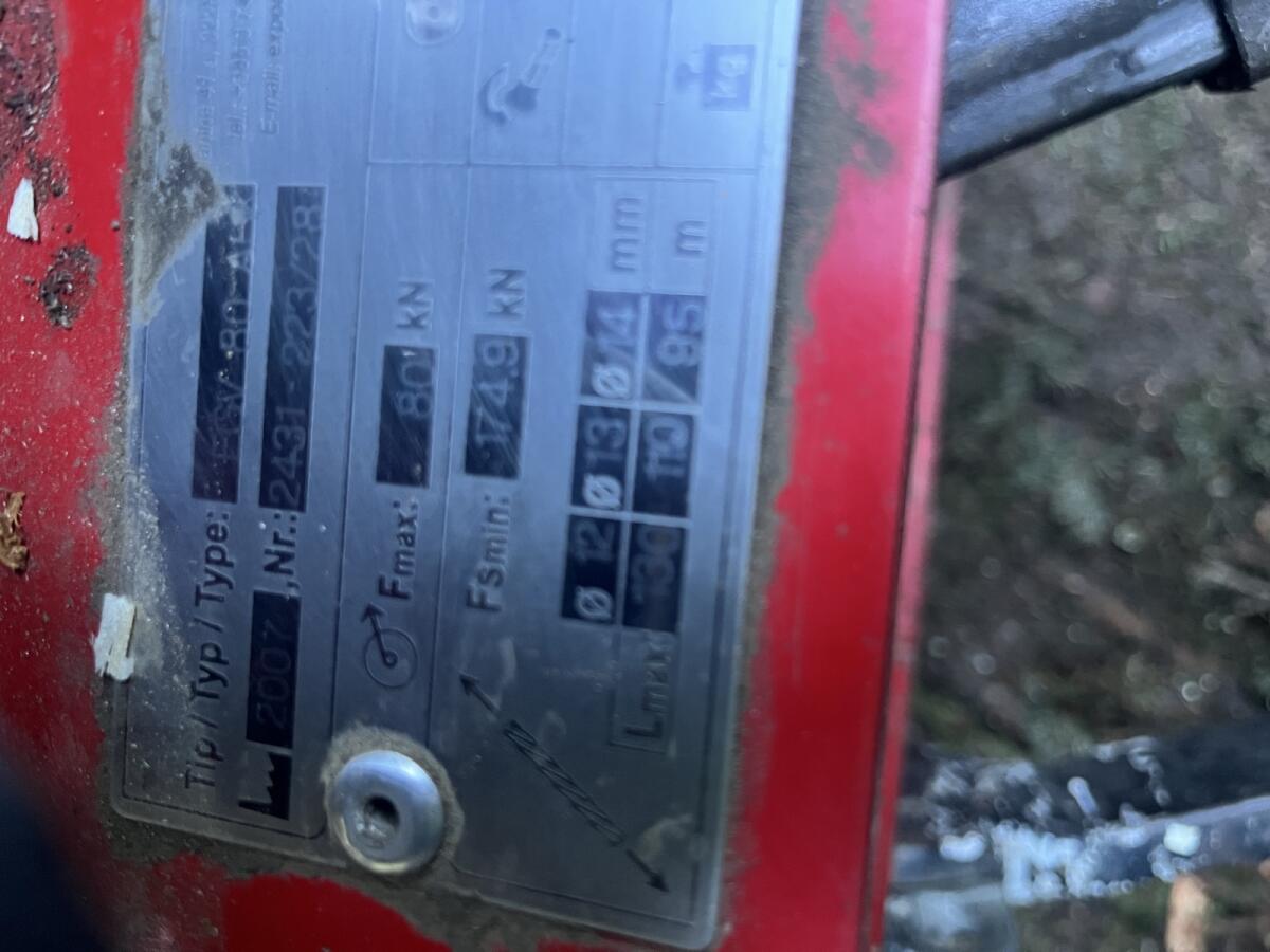 Seilwinde Tajfun EGV 80 2