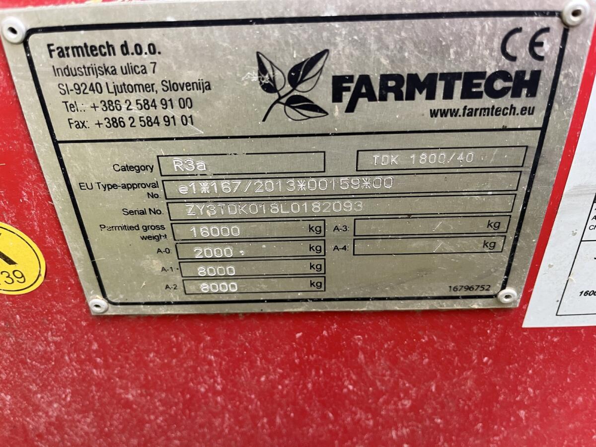 Kipper Farmtech TDK 1800 2