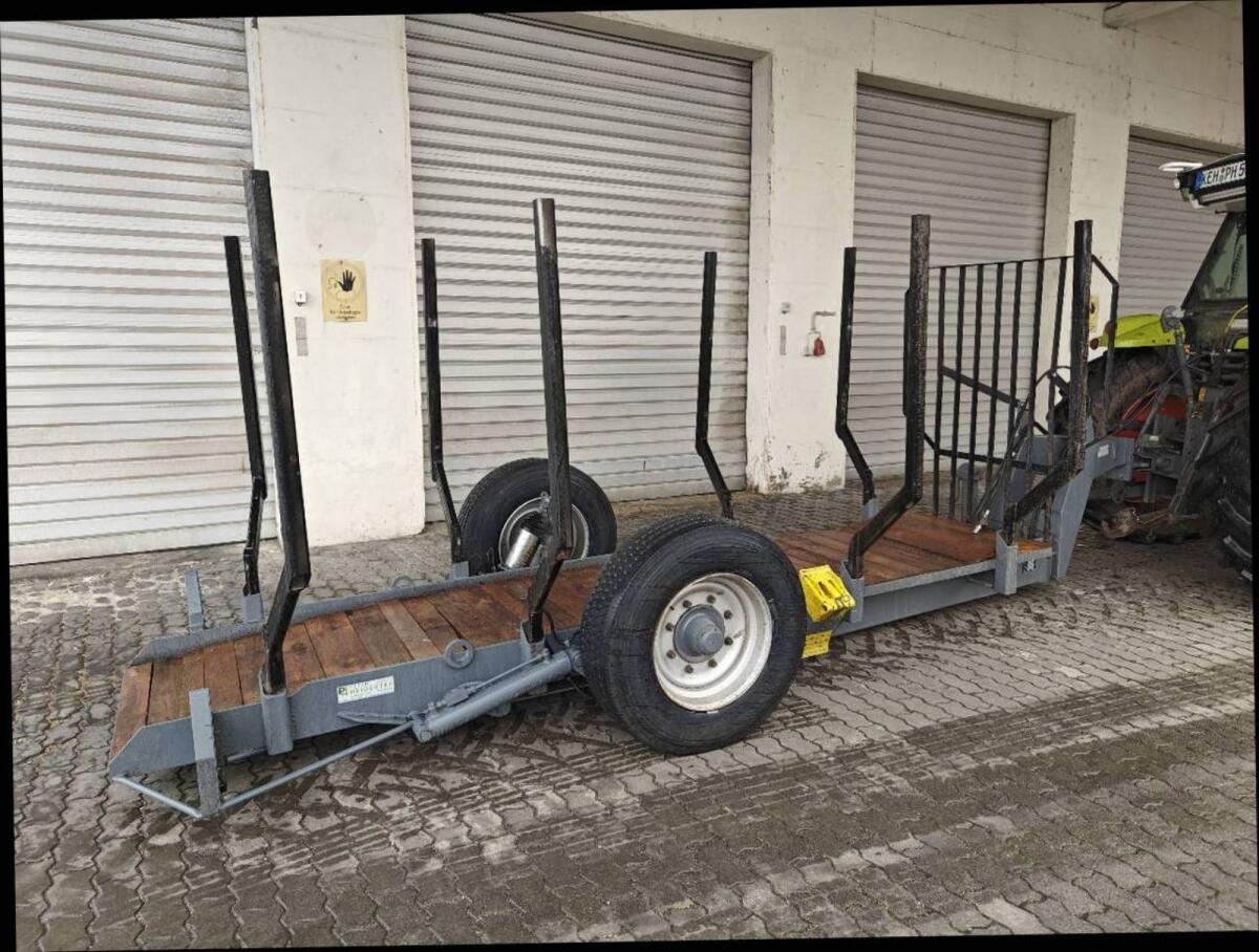 Rückewagen Holzwagen Tieflader Rungenwagen Forstanhänger 2