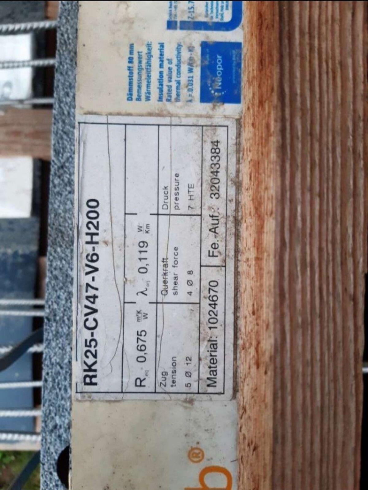 Isokorb für Balkon 3