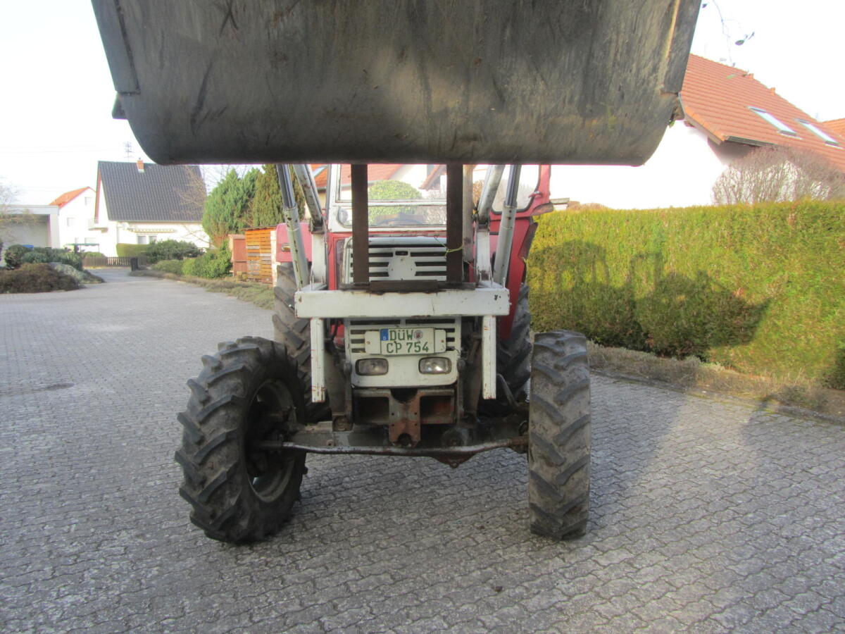 Steyr 1100 A deutscher KFZ-Brief TÜV Frontlader 3