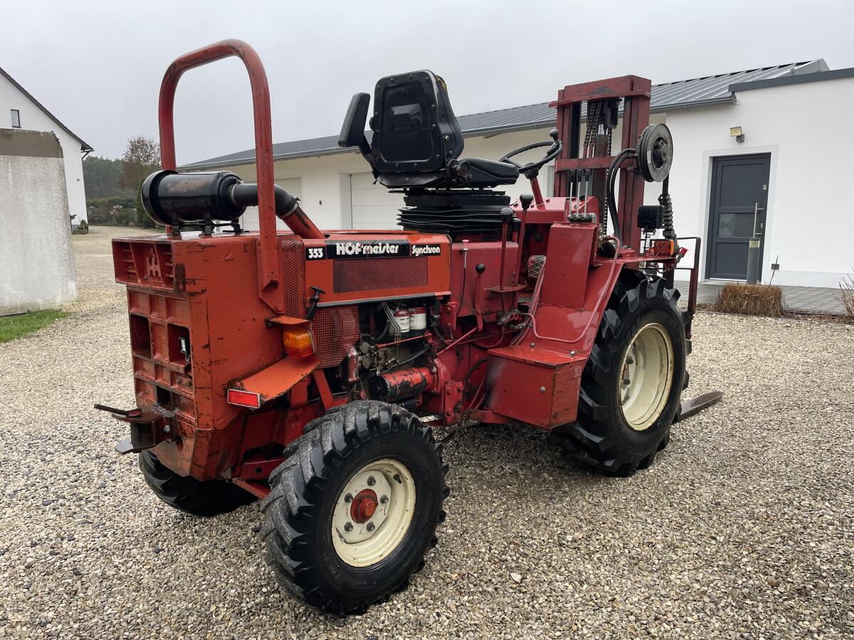IHC 353 Hofmeister Geländestapler Hoflader Radlader Stapler 3