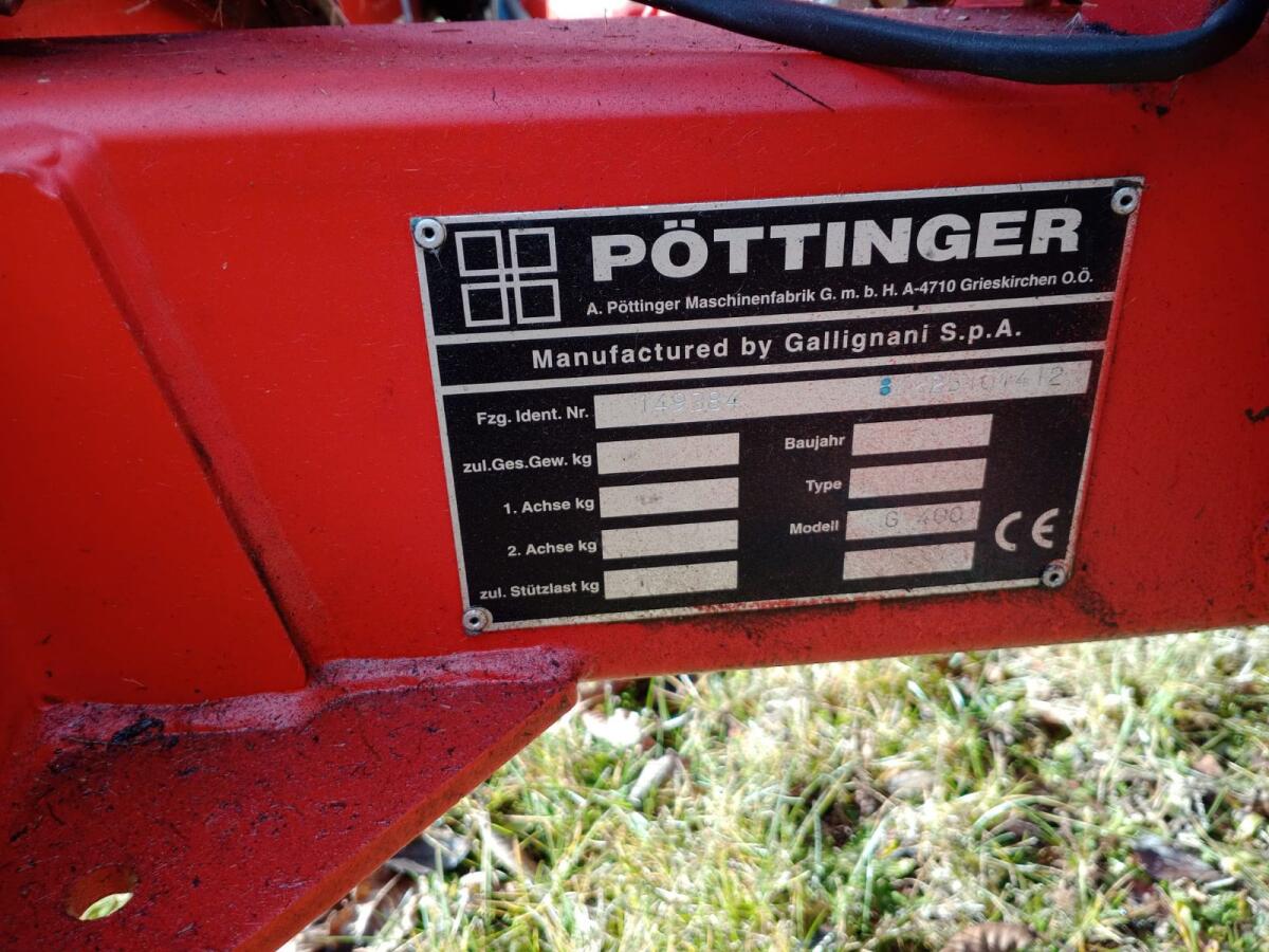 Pöttinger Wickelmaschine G400 2