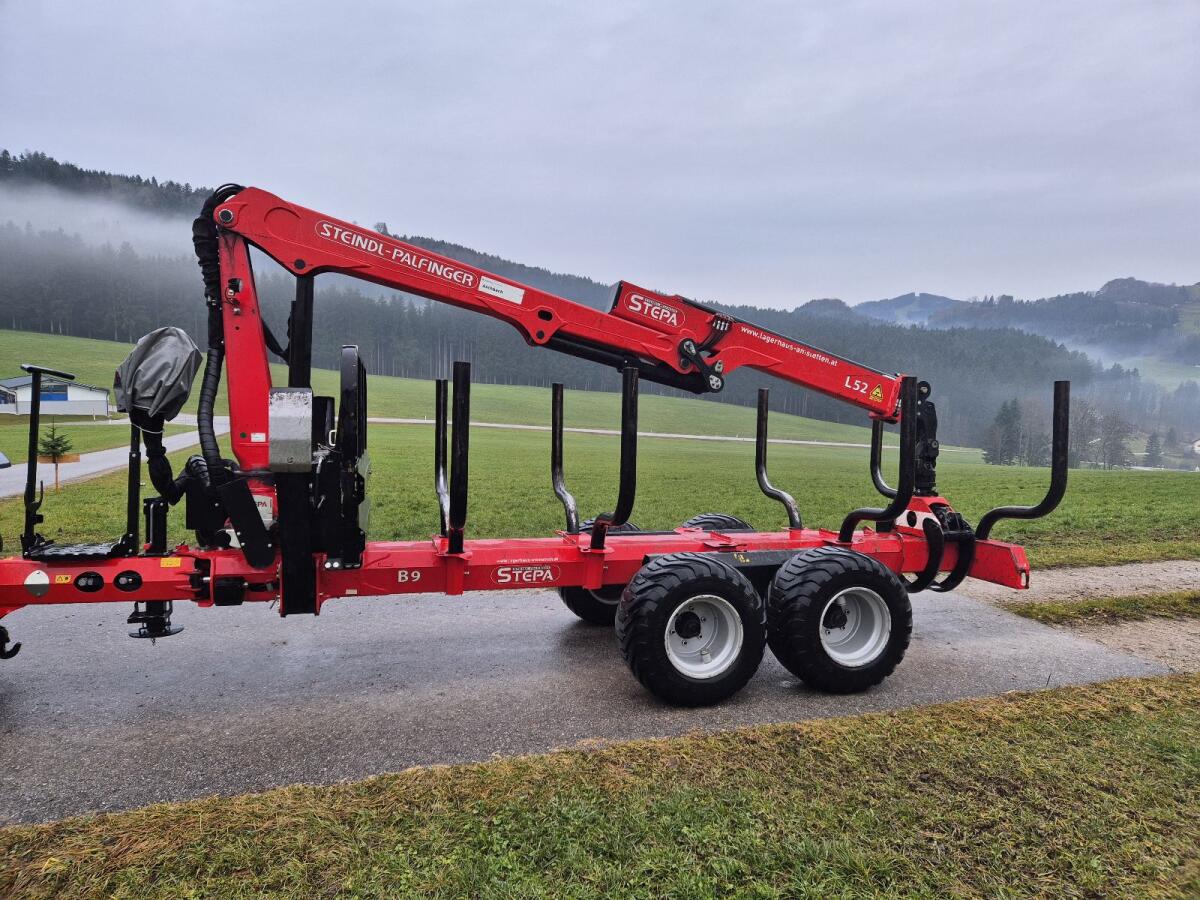 Forstanhänger Stepa Steindl Palfinger B9 2