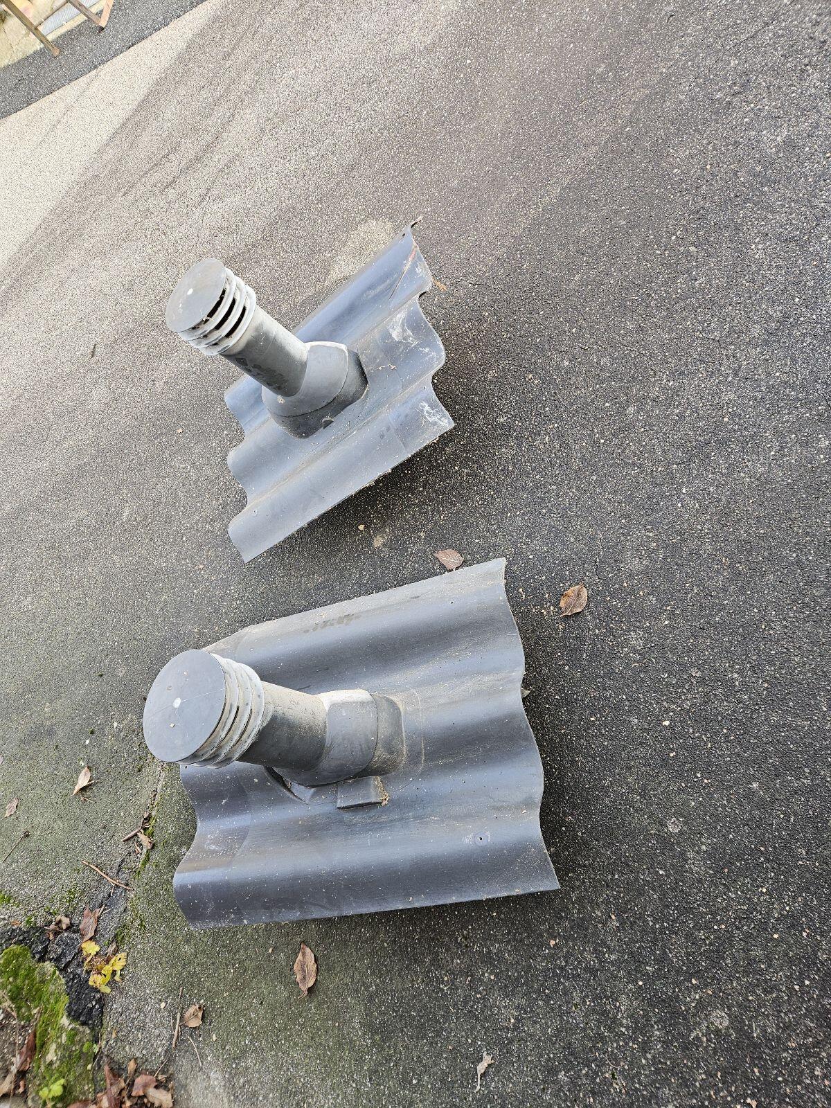 Eternit-Entlüftung, Welleternit, Lüfterstutzen, Kunststoff 2